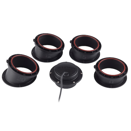 Garmin Plastic, In-Hull, Mid-Band CHIRP Transducer-85-165kHz, 600W, 8-Pin 010-12402-00